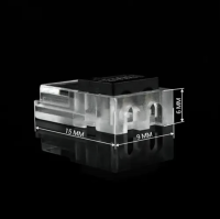 Конектор для світлодіодних стрічок OEM SC-26-SW-8-2 8мм, 2 pin дріт-стрічка invisible style